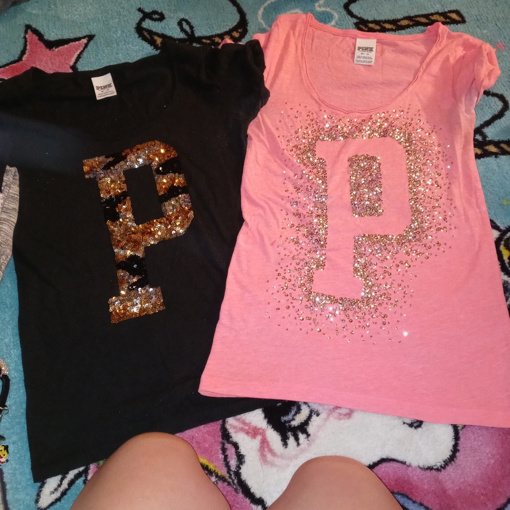 VS Pink Bling Bundle Tee